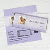 Wedding Favor Personalized Chocolate Bar Wrappers Lace Photo