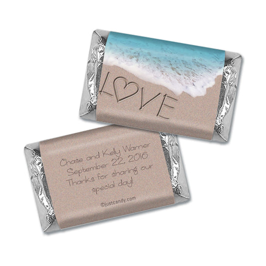 Personalized Wedding Reception Favors Mini Wrappers