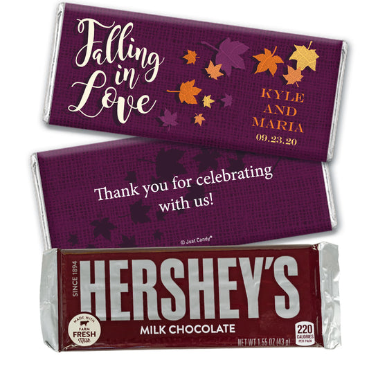 Personalized Wedding Reception Favors Hershey's Hershey's Milk Chocolate Bar & Wrapper