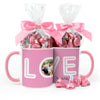 Personalized Wedding XOXO 11oz Mug with Hershey's Kisses