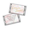 Personalized Wedding Hershey's Miniatures Wrappers Love is Sweet Marble