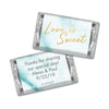 Personalized Wedding Hershey's Miniatures Wrappers Love is Sweet Marble