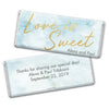 Personalized Wedding Love is Sweet Marble Hershey's Milk Chocolate Bar & Wrapper