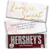 Personalized Wedding Love is Sweet Marble Hershey's Milk Chocolate Bar & Wrapper