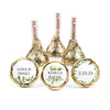 Personalized Wedding Botanical Greenery Hershey's Kisses