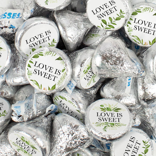 Wedding Candy Hershey's Kisses & Hershey's Miniatures for Party Favors - Love is Sweet