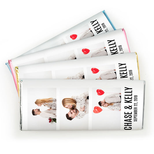 Personalized Wedding Sweet Photobooth Hershey's Milk Chocolate Bar & Wrapper