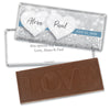 Personalized Wedding Glitz & Glam Embossed Chocolate Bar & Wrapper