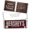 Personalized Wedding Rustic Love Hershey's Milk Chocolate Bar & Wrapper