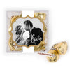 Personalized Wedding Photo Love JUST CANDY® favor cube with Hershey's Kisses