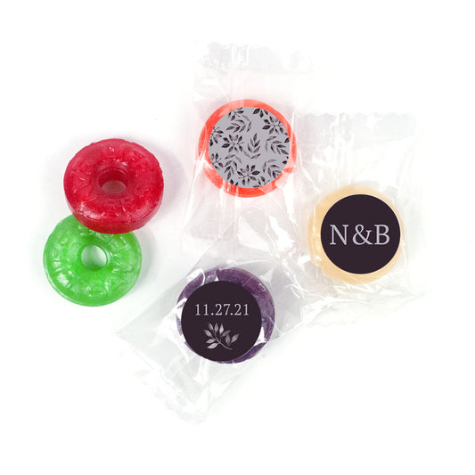 Personalized Wedding Everlasting Elegance LifeSavers 5 Flavor Hard Candy