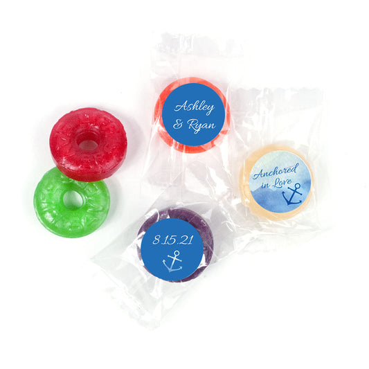 Personalized Wedding Anchored in Love LifeSavers 5 Flavor Hard Candy