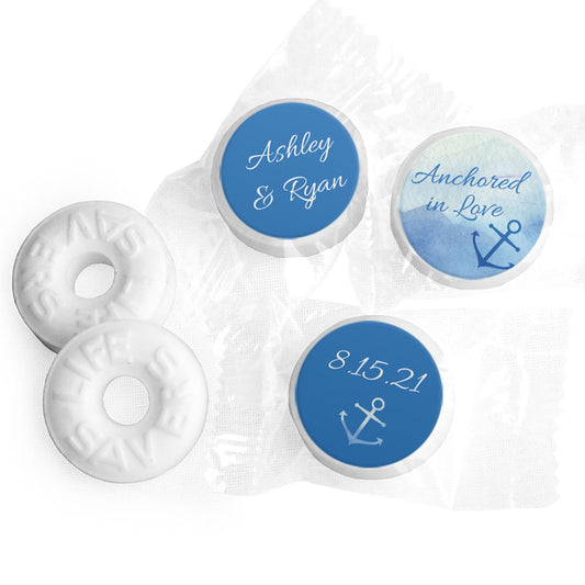 Personalized Wedding Anchored in Love LifeSavers Mints