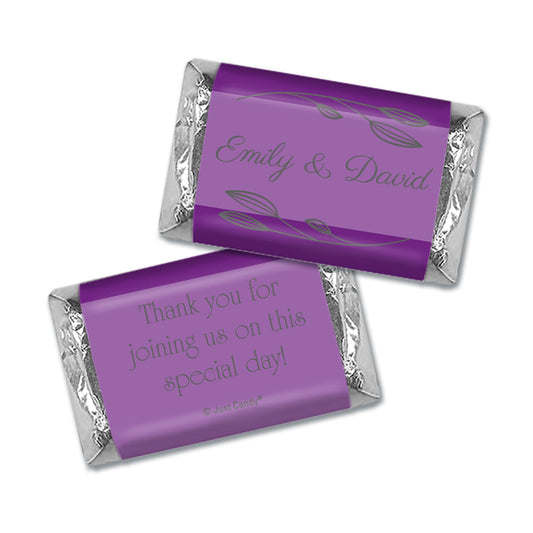 Personalized Wedding Wishes Hershey's Miniatures Wrappers Only