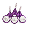 Personalized Wedding Two Hearts Hershey's Kisses