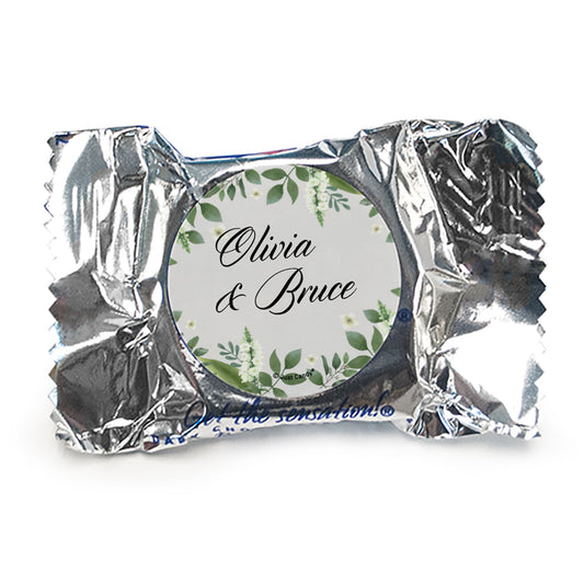 Personalized Wedding Botanical Garden York Peppermint Patties - pack of 70