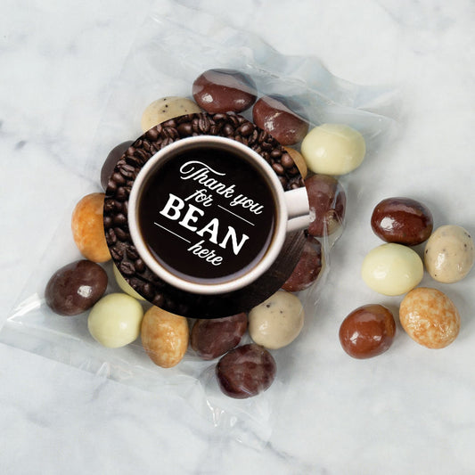 Thank You For Bean Here Candy Bag with New York Espresso Beans