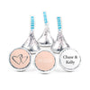 Personalized Wedding Linked Hearts Hershey's Kisses