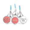 Personalized Wedding Linked Hearts Hershey's Kisses