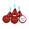 Personalized Wedding Linking Hearts Hershey's Kisses