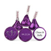 Personalized Wedding Linked Hearts Hershey's Kisses