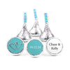 Personalized Wedding Linked Hearts Hershey's Kisses