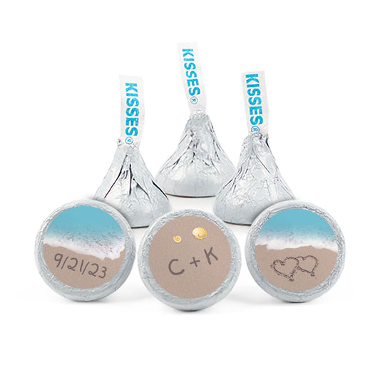 Personalized Wedding Love You Sand Hershey's Kisses