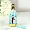 Personalized Wedding Photo Champagne Bottle with Just Candy Chocolate Minis