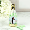 Personalized Wedding Photo Champagne Bottle with Just Candy Chocolate Minis