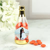 Personalized Wedding Photo Champagne Bottle with Just Candy Chocolate Minis