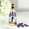 Personalized Wedding Photo Champagne Bottle with Just Candy Chocolate Minis