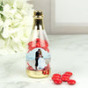 Personalized Wedding Photo Champagne Bottle with Just Candy Chocolate Minis