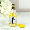 Personalized Wedding Photo Champagne Bottle with Just Candy Chocolate Minis