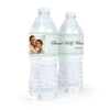 Personalized Wedding Lace Photo Water Bottle Sticker Labels (5 Labels)