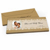 Deluxe Personalized Wedding Lace Photo Candy Bar Favor Box