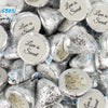 Wedding Candy Hershey's Kisses & Hershey's Miniatures for Party Favors - White Roses