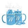 Personalized Wedding Confetti 11oz Mug with Hershey's Kisses