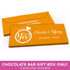 Deluxe Personalized Engagement She Said Yes! Ring Candy Bar Favor Box