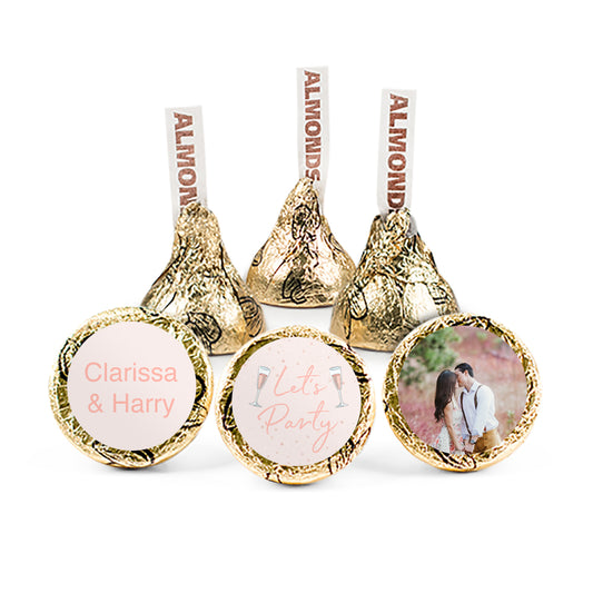 Personalized Engagement Let's Party! Hershey's Kisses