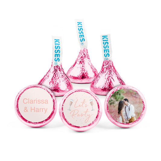 Personalized Engagement Let's Party! Hershey's Kisses