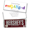 Personalized LGBT Wedding We're enGAYged Hershey's Milk Chocolate Bar & Wrapper