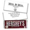 Personalized Lesbian Wedding Mrs. & Mrs. Hershey's Milk Chocolate Bar & Wrapper