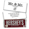 Personalized Gay Wedding Mr. & Mr. Hershey's Milk Chocolate Bar & Wrapper