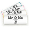 Personalized Gay Wedding Mr. & Mr. Hershey's Milk Chocolate Bar & Wrapper