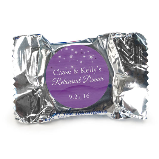 Rehearsal Dinner Personalized York Peppermint Patties Starry Sky - pack of 70