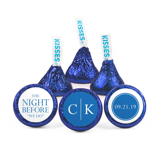 Personalized Rehearsal Dinner Side by Side Hershey's Kisses