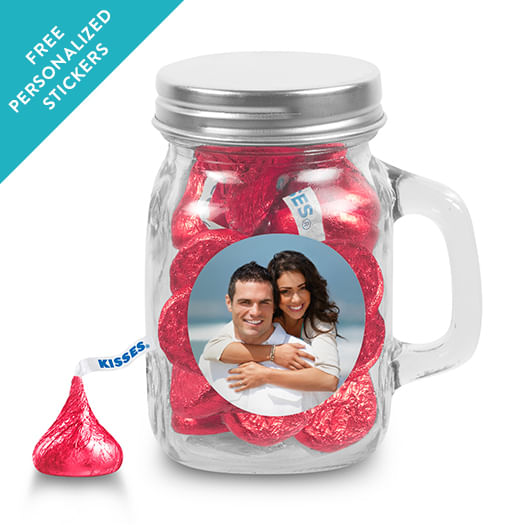 Rehearsal Dinner Personalized Mini Mason Mug Full Photo (12 Pack)