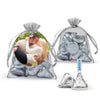 Personalized Dinner Rehearsal Photo Hershey's Kisses Organza Bag with Gift Tag