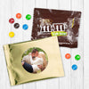 Personalized Wedding Rehearsal Dinner Photo Milk Chocolate M&Ms Favor Bag