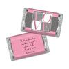 Bridal Shower Favor Personalized Hershey's Miniatures Wrappers Pop Art Square Love